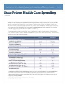 A fact sheet from The Pew Charitable Trusts and the John D. and Catherine T. MacArthur Foundation  Dec 2014 State Prison Health Care Spending Louisiana
