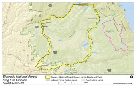 Sierra Nevada / Northern California / Sacramento metropolitan area / Eldorado National Forest / Tahoe National Forest / Rubicon River / Esri / Geography of California / California / Lake Tahoe