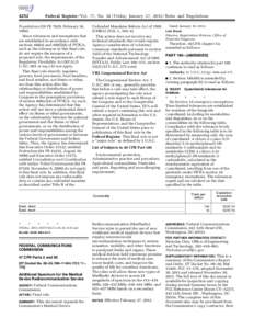 4252  Federal Register / Vol. 77, No[removed]Friday, January 27, [removed]Rules and Regulations Populations (59 FR 7629, February 16, 1994).