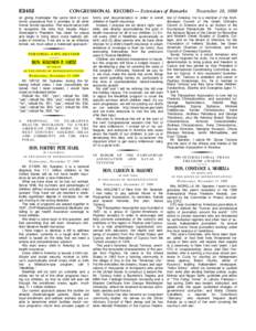 E2452  � �  CONGRESSIONAL RECORD — Extensions of Remarks