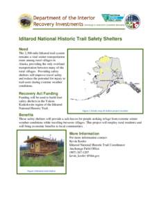       Iditarod National Historic Trail Safety Shelters Need