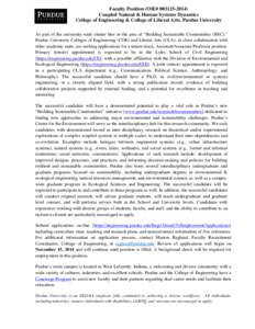 Association of American Universities / Association of Public and Land-Grant Universities / Committee on Institutional Cooperation / North Central Association of Colleges and Schools / Purdue University / Systems engineering / Tippecanoe County /  Indiana / Indiana / West Lafayette /  Indiana