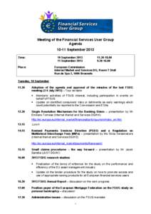 Agenda for the FSUG meeting of[removed]February 2013