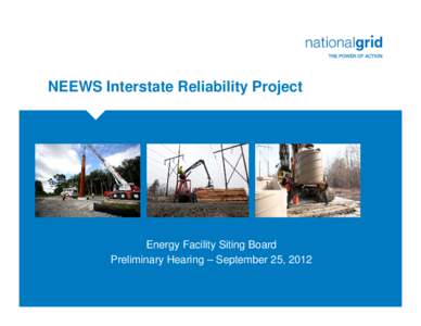 Energy / Amtrak / Rhode Island / Burrillville /  Rhode Island / National Grid / Electric power
