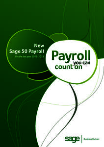 New Sage 50 Payroll For the tax yearPayroll you can