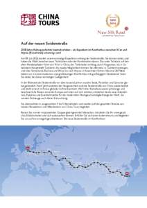 New Silk Road Shanghai-HamburgProgramm