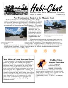 Habi-Chat  Newsletter of the Merritt Island Wildlife Association Volume 18 Number 2  Summer 2012