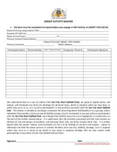 Microsoft Word - Group WAIVER