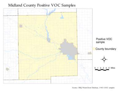 Midland County Positive VOC Samples T $ T $$