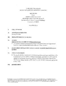 LAND USE COMMISSION NOTICE OF LAND USE COMMISSION MEETING April 10, [removed]a.m.  Airport Conference Center