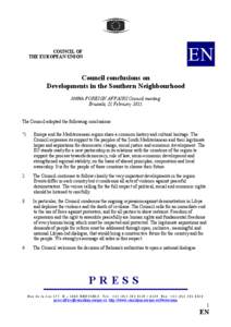 European Neighbourhood Policy / Foreign relations of Libya / Libyan civil war / Political philosophy / Sociology / EU Strategy for the South Caucasus / International reactions to the 2011 Libyan civil war / European Union / Federalism / Politics