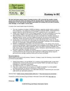 Neurochemistry / Euphoriants / Monoamine oxidase inhibitors / Attention-deficit hyperactivity disorder / Stimulants / MDMA / Bupropion / Effects of MDMA on the human body / Para-Methoxyamphetamine / Pharmacology / Medicine / Amphetamines