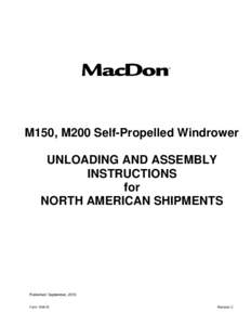 Microsoft Word - 169018_RevC- M150, M200 Unloading & Assembly_NA.doc
