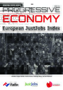 MARCHEuropean JustJobs Index Tewodros Aragie Kebede, Kristin Jesnes, Huafeng Zhang, and Jon Pedersen