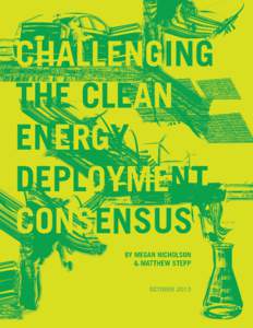 Challenging The Clean Energy Deployment Consensus