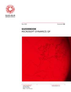 Marketing / Business software / Microsoft Dynamics GP / Microsoft Dynamics CRM / Content management systems / Microsoft Dynamics / Microsoft / Inventory / Windows Small Business Server / Business / Accounting software / ERP software