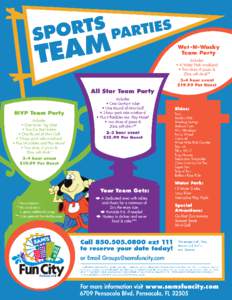 SFC12-3353 Sports Team Parties Flyer.indd