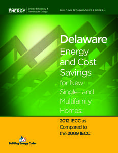 BUILDING TECHNOLOGIES PROGRAM  Delaware Energy and Cost Savings