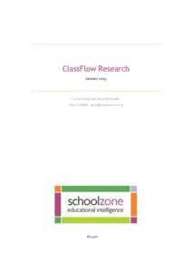 ClassFlow Research January 2015 Laura Cassidy and Jenny Winstanley 