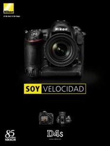 SOY VELOCIDAD  www.nikon.es Captación AF rápida y definida para capturar incluso los sujetos más impredecibles