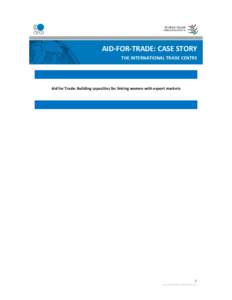Final A4T case story Carr  link women export markets.doc