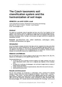 Soil classification / Canadian system of soil classification / Soil / Cambisols / Stagnosol / Regosols / Entisol / Paleopedology / Leptosols / Pedology / Soil science / World Reference Base for Soil Resources