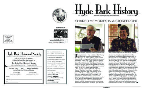 Hyde Park History Vol. 33