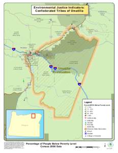 CENTRAL MIDDLE SCHOOL  MiltonFreewater Environmental Justice Indicators:13.32% BPOV