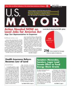 April 5, 2010  Since 1933, the Official Publication of The United States Conference of Mayors Volume 77, Issue 06