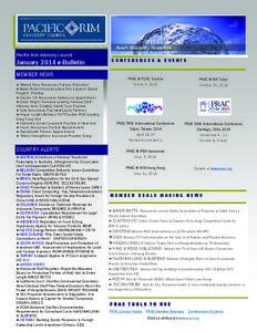 PACIFIC RIM ADVISORY COUNCIL PRAC  2014_January_eBulletin