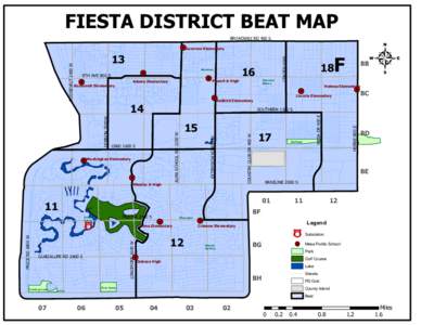 FIESTA DISTRICT BEAT MAP L #Guerrero Elementary L #