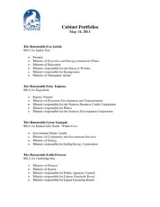 Lorne Kusugak / Eva Aariak / Tagak Curley / Peter Taptuna / James Arreak / Liquor Licensing Board / Rankin Inlet North / Arviat / Daniel Shewchuk / Nunavut / Inuit / Politics of Nunavut