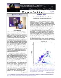 N e w s l e t t e r Director’s News JulyScience News