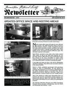 Newsletter Germantown Historical Society INCORPORATED – 1974  2ND QUARTER 2010