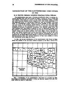 Distribution of the Southwestern Corn Borer in Oklahoma in 1944