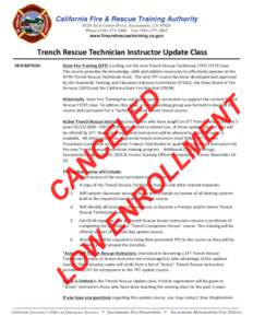 Microsoft Word - TrenchRollout.115 Course Flyer.docx