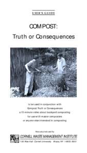 USER’S GUIDE  COMPOST: Truth or Consequences  to be used in conjunction with