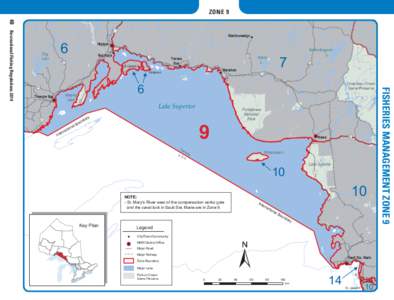 2014 Ontario Fishing Regulations Summary - Zone 9