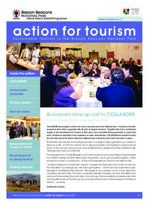 A4T_spring_2012_english_A4[removed]:59 Page 1  action for tourism action for tourism issue 17 spring[removed]Sustainable Tourism in the Brecon Beacons National Park