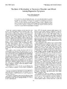 Clinical psychology / Emotion / Rumination / Susan Nolen-Hoeksema / Major depressive disorder / Beck Anxiety Inventory / Hamilton Rating Scale for Depression / Beck Depression Inventory / Lauren Alloy / Psychiatry / Abnormal psychology / Mood disorders