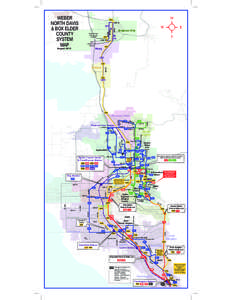 FrontRunner / Interstate 15 in Utah / Kaysville /  Utah / North Ogden /  Utah / U.S. Route 89 in Utah / Ogden /  Utah / Davis Applied Technology College / Davis County /  Utah / Utah / Ogden–Clearfield metropolitan area / Wasatch Front