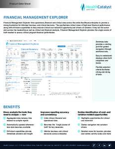 Healthcare Quality Catalyst - Corporate Identity Design  Product Data Sheet Horizontal Format