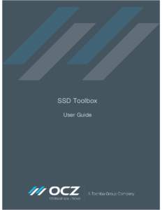 SSD Toolbox User Guide SSD Toolbox User Guide  Contents