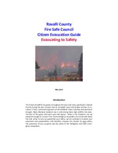 Ravalli County   Fire Safe Council  Citizen Evacuation Guide  Evacuating to Safety    