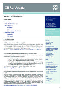 XBRL Update  From the International Accounting Standards Committee Foundation June 2010