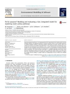 Environmental Modelling & Software99e120  Contents lists available at ScienceDirect Environmental Modelling & Software journal homepage: www.elsevier.com/locate/envsoft