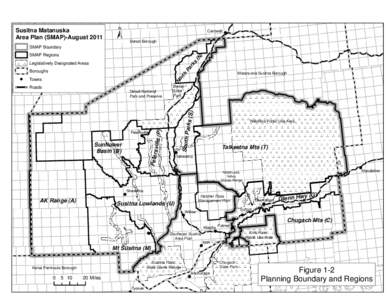 Susitna Matanuska Area Plan (SMAP)-August 2011 ±  Cantwell