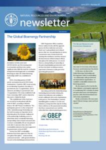 June 2011 • Number 07  Natural Resources and Environment newsletter BIOENERGY