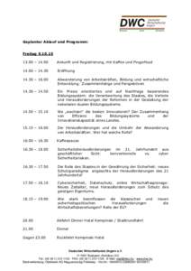 4. DWC Konferenz Programm_