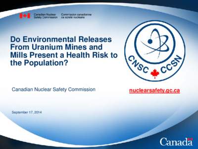 Do Environmental Releases From Uranium Mines and Mills Present a Health Risk to the Population